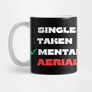 Mentally Dating Aerial Powers (Black) Mug